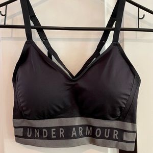 Under Armor seamless longline sports bra size L
